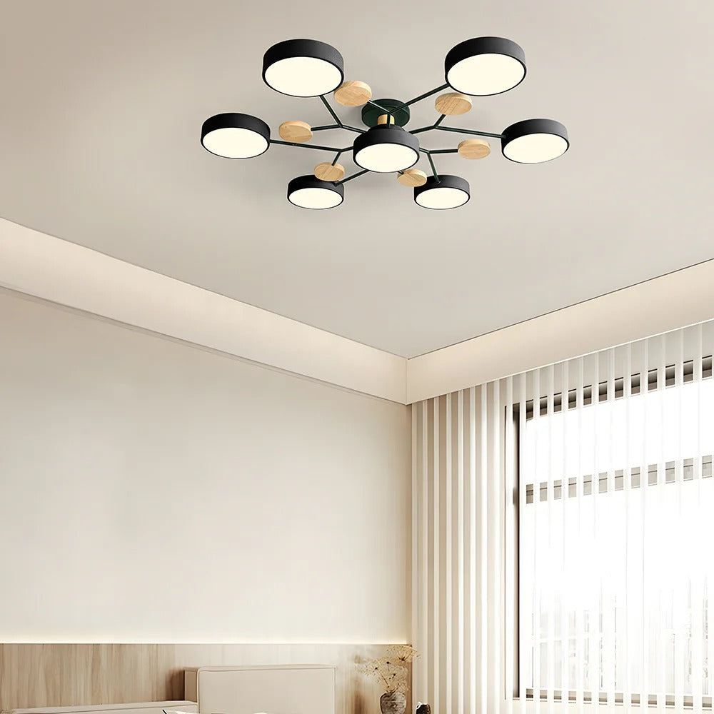 Moderne LED-kroonluchter voor de woonkamer