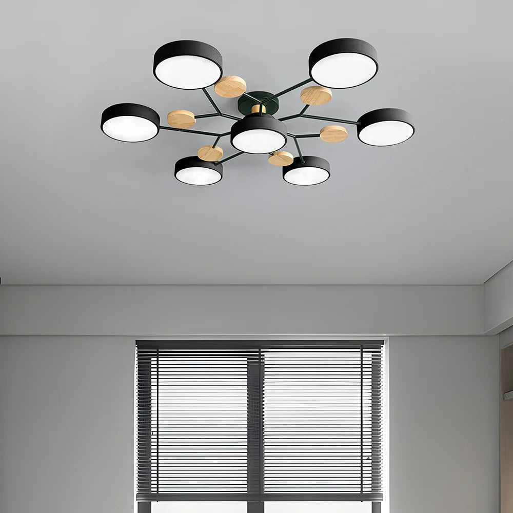 Moderne LED-kroonluchter voor de woonkamer