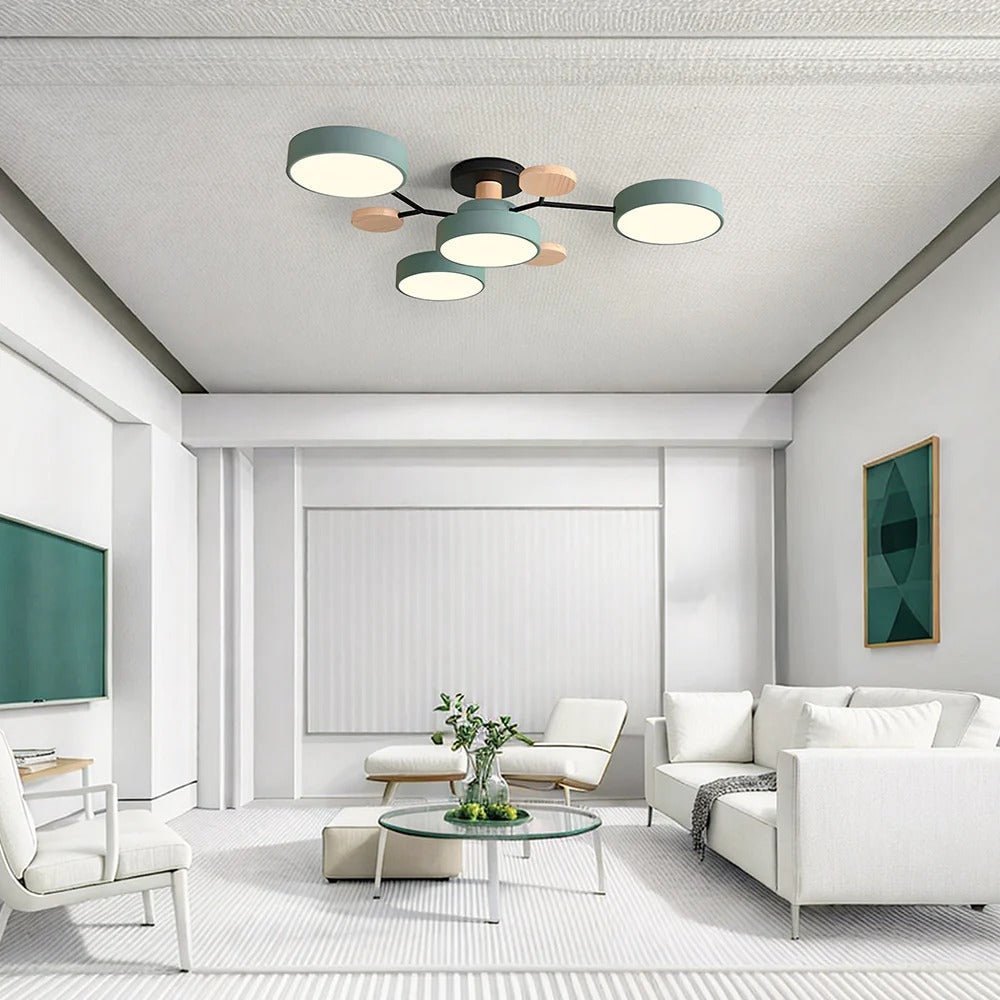 Moderne LED-kroonluchter voor de woonkamer