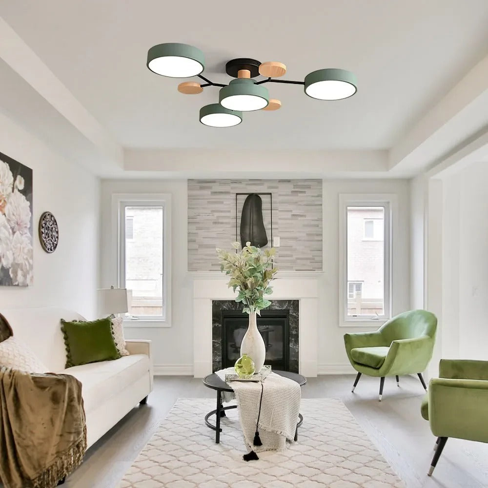 Moderne LED-kroonluchter voor de woonkamer