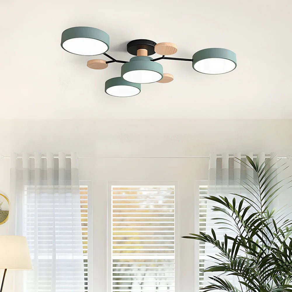 Moderne LED-kroonluchter voor de woonkamer