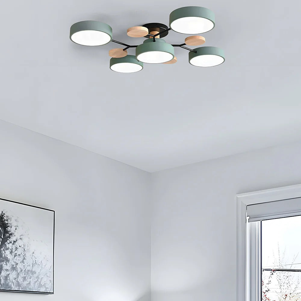 Moderne LED-kroonluchter voor de woonkamer