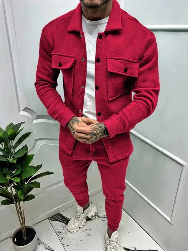 UrbanSet – Stijlvolle Tweedelige Herenoutfit