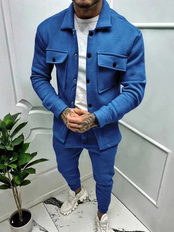 UrbanSet – Stijlvolle Tweedelige Herenoutfit