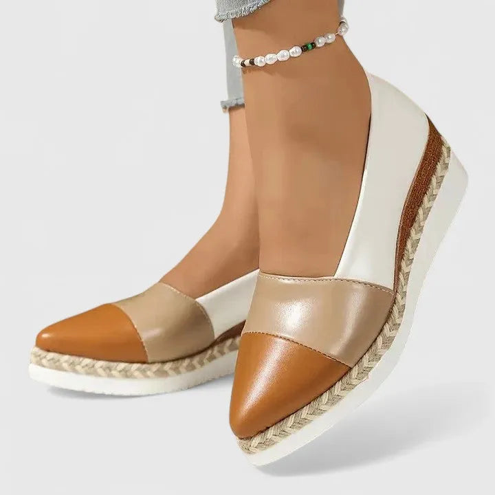 Natania espadrilles voor dames met plateauzool