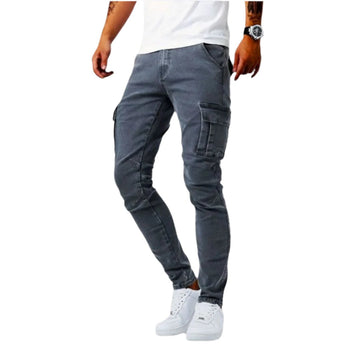 Comfortabele Slim-Fit Cargo Broek Voor Heren - Gino