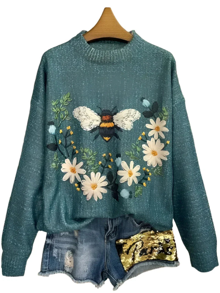 Knusse Trui met Verfijnde Afwerking voor Een stijlvolle Look - Alexa