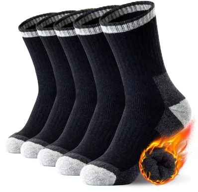 Warmte-isolerende Sokken voor Heren (Set van 5 Paar), Ideaal voor Koude Temperaturen – Nordfall