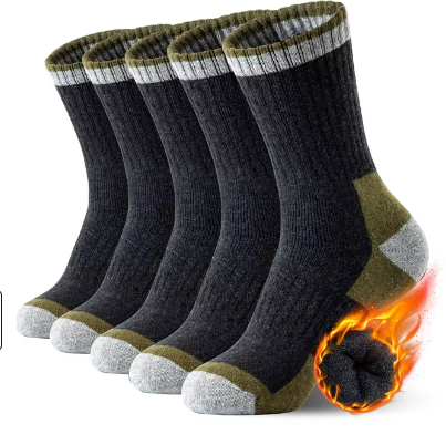 Warmte-isolerende Sokken voor Heren (Set van 5 Paar), Ideaal voor Koude Temperaturen – Nordfall