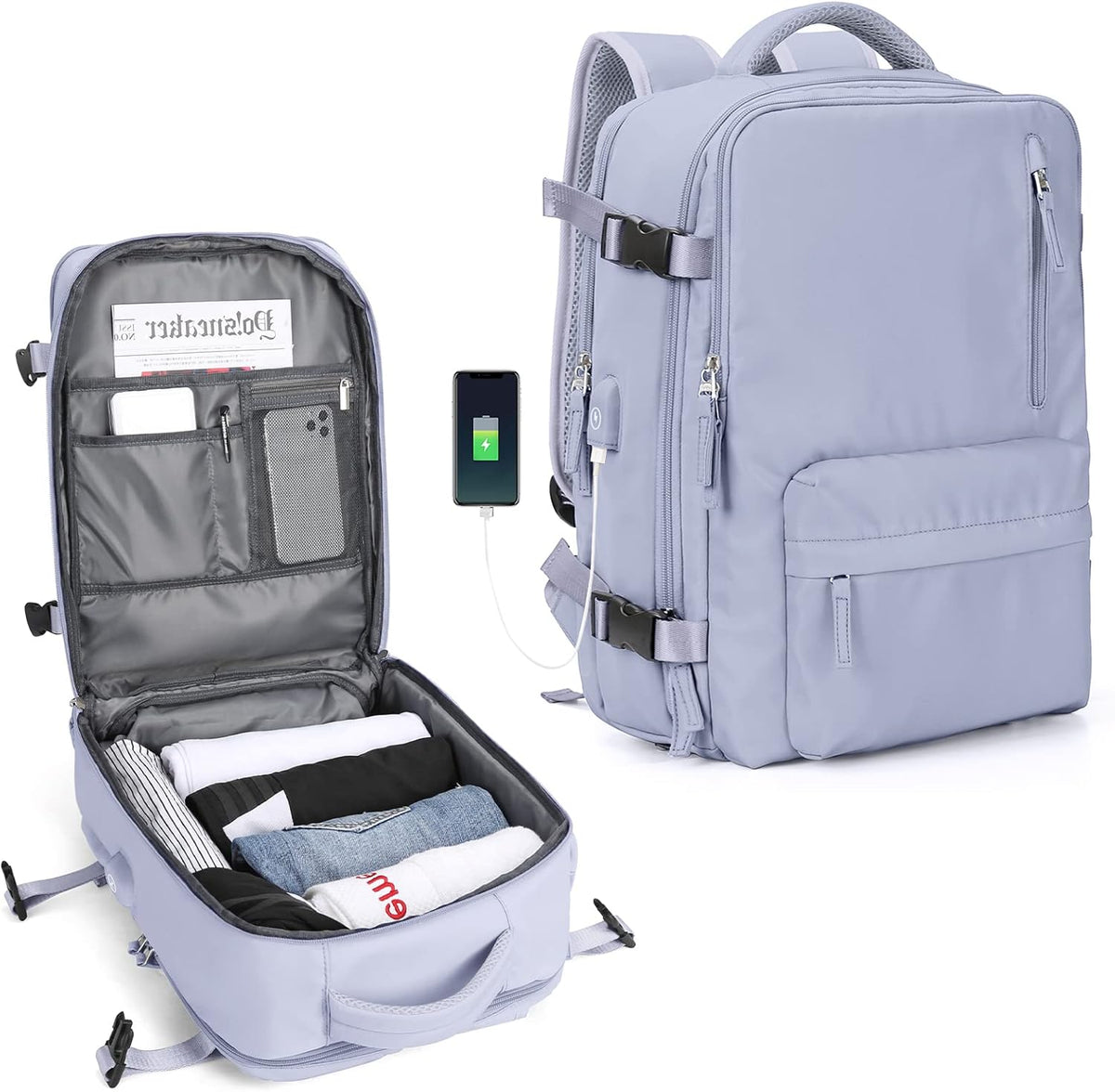 Laptoptas met Meerdere Vakken en Verstelbare Riem