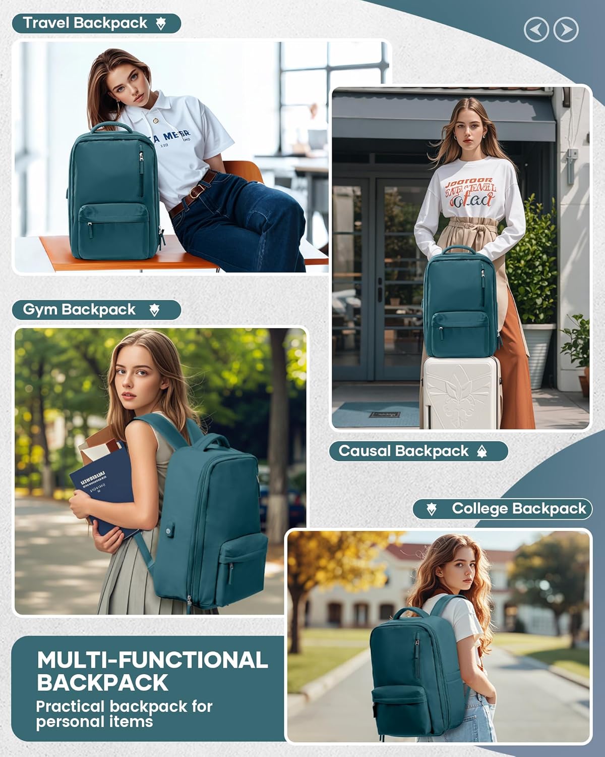 Laptoptas met Meerdere Vakken en Verstelbare Riem