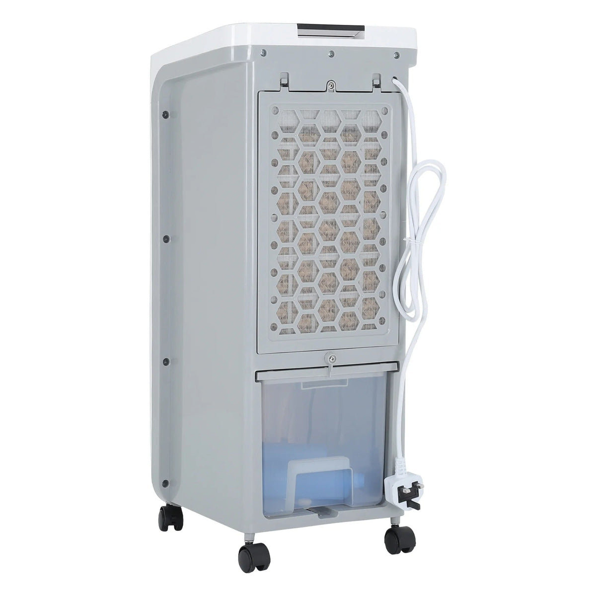 Mobiele Airconditioner met Afstandsbediening, Watertank van 6 Liter en Verdampingskoelpad