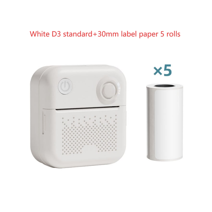 Draagbare thermische labelprinter met draadloze Bluetooth-verbinding voor direct printen met de hand