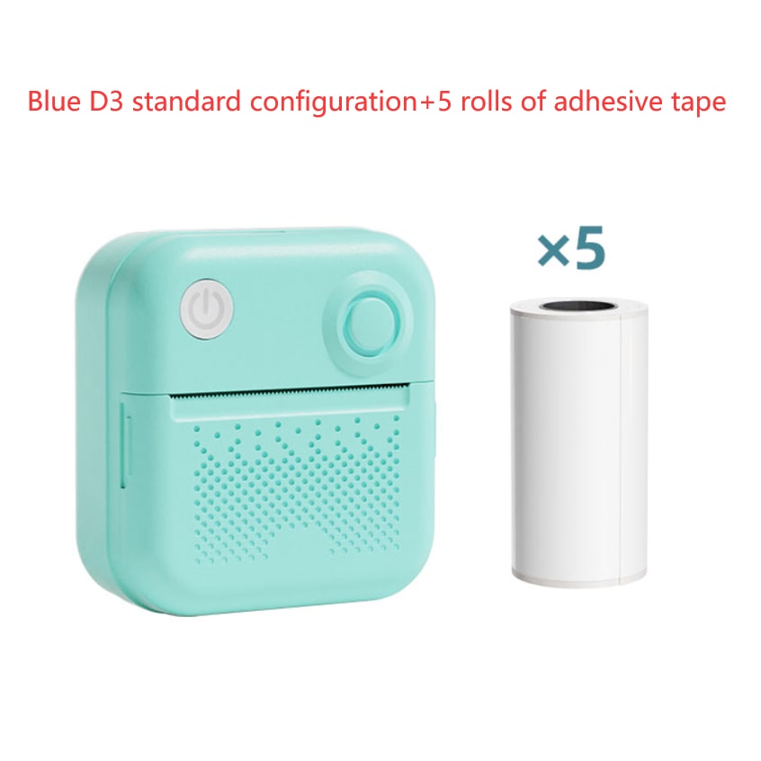Draagbare thermische labelprinter met draadloze Bluetooth-verbinding voor direct printen met de hand
