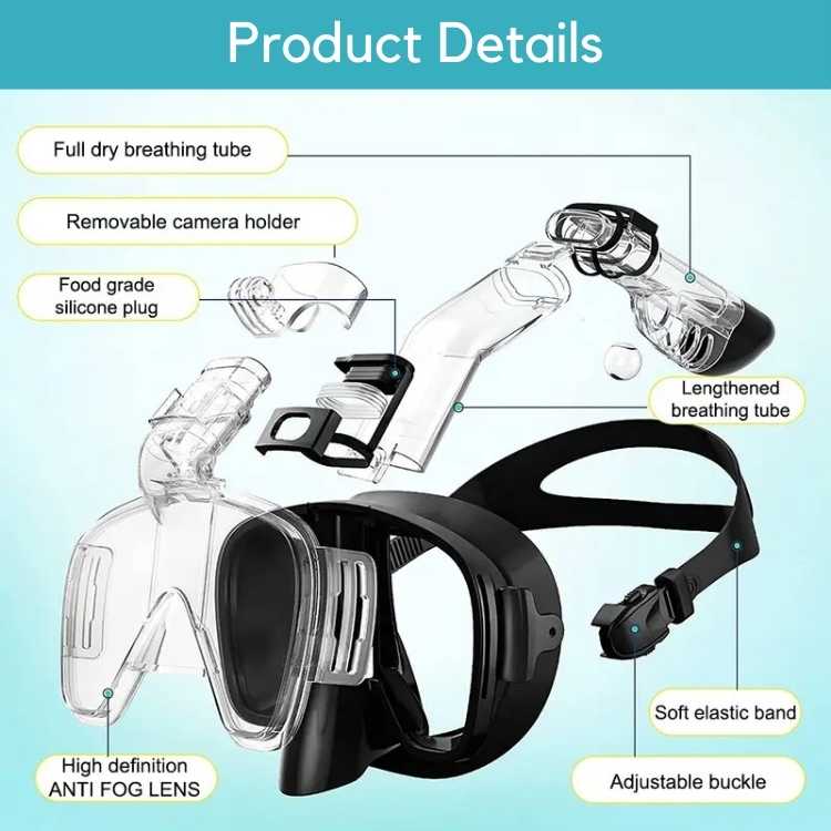 ProDive Opvouwbaar Snorkelmasker
