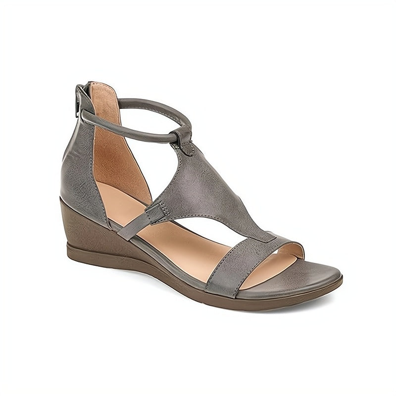 Hoymans TerraLuxe – Stijlvolle Romeinse Wedge Sandalen