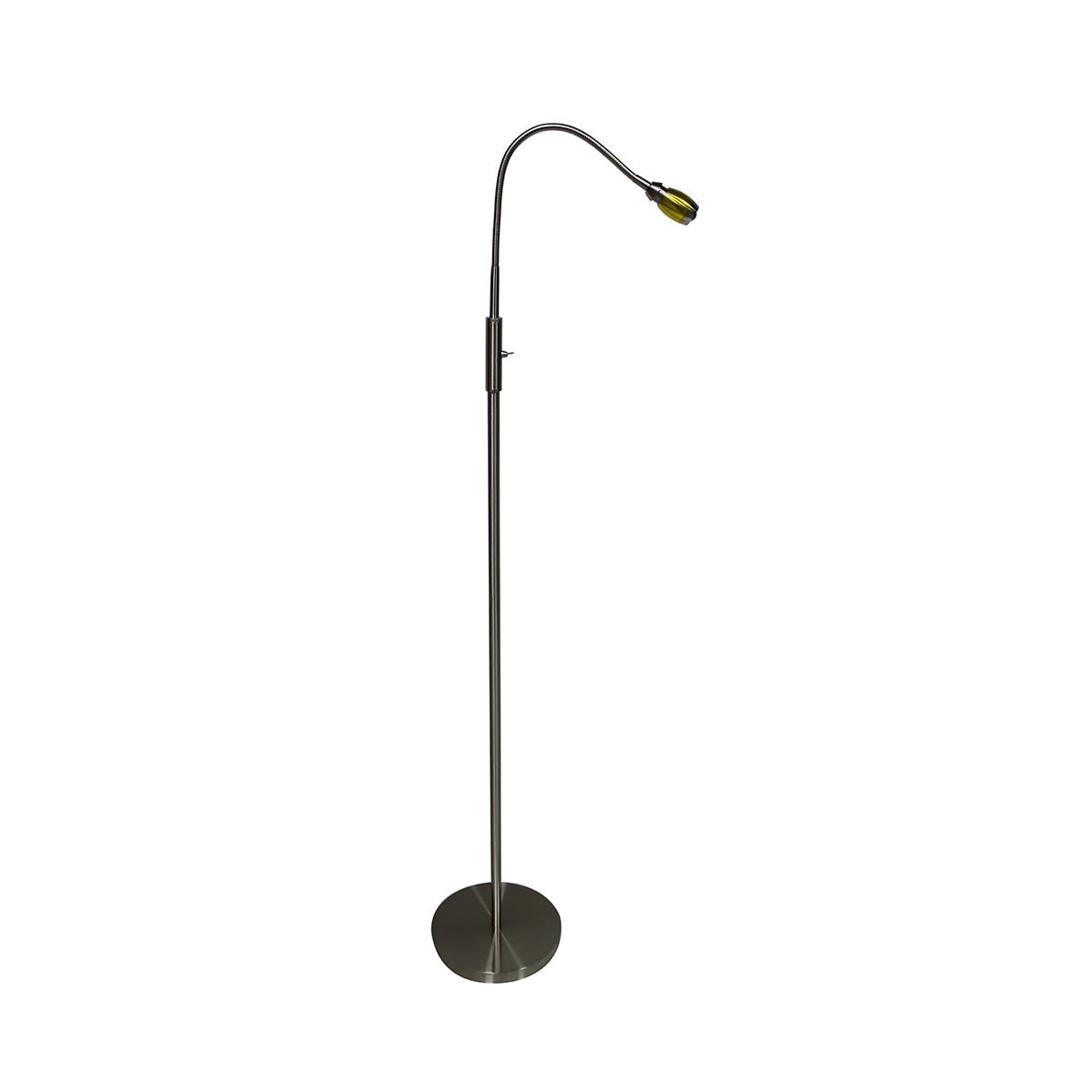 Leesvloerlamp met verstelbare zwanenhals-boog LED-werklamp en gerichte heldere lichtbundel