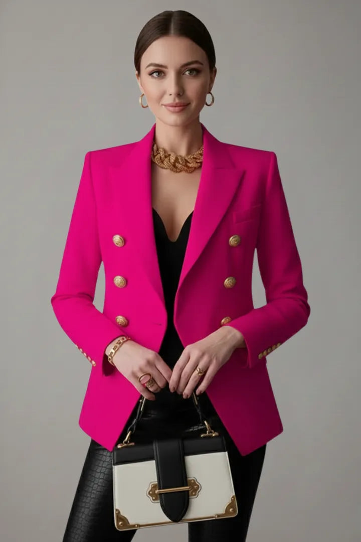 Rebecca blazer met dubbele knopenrij voor dames