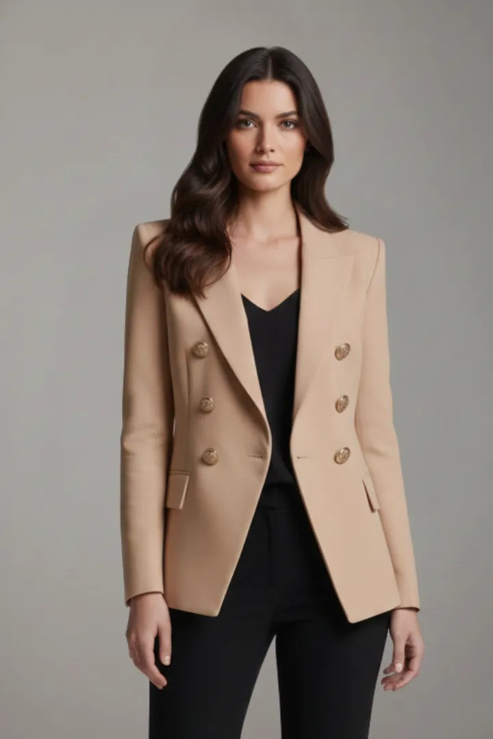 Rebecca blazer met dubbele knopenrij voor dames