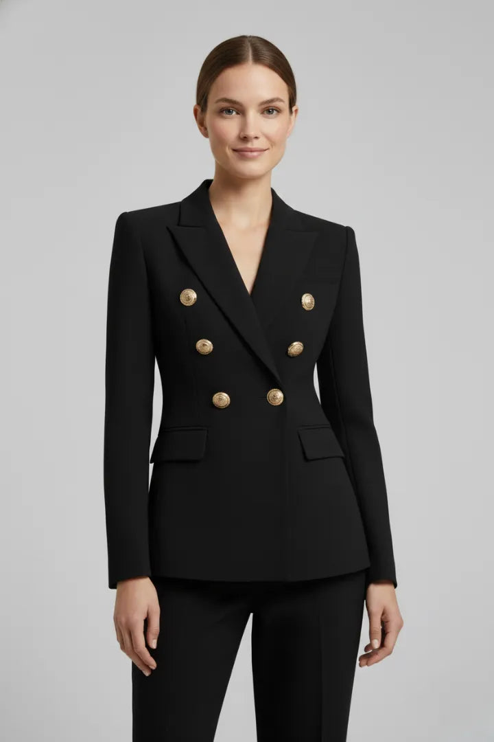 Rebecca blazer met dubbele knopenrij voor dames