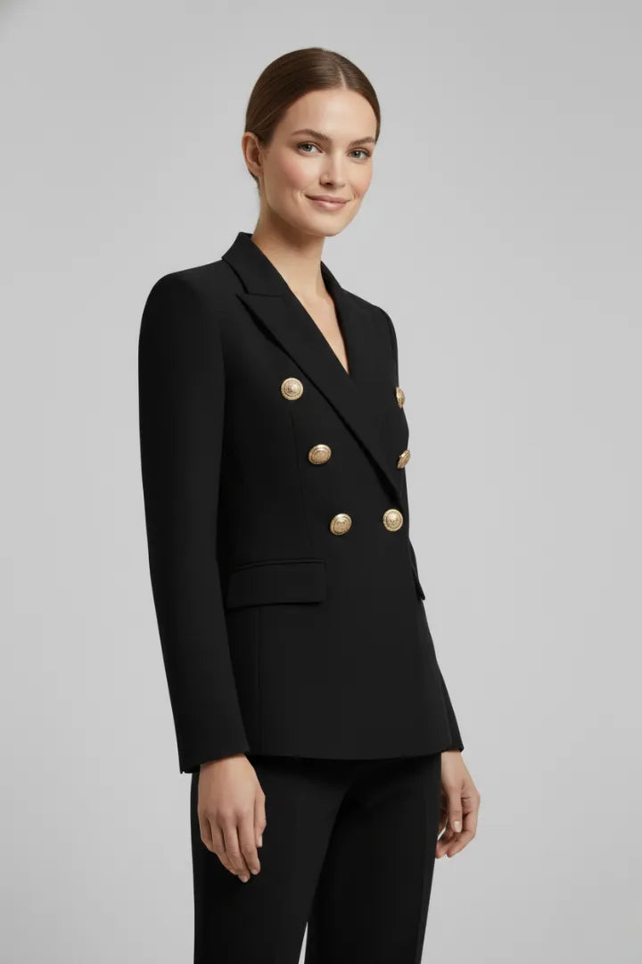 Rebecca blazer met dubbele knopenrij voor dames