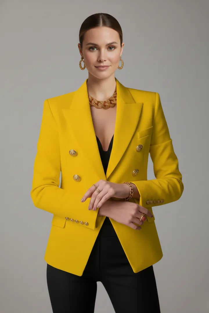 Rebecca blazer met dubbele knopenrij voor dames