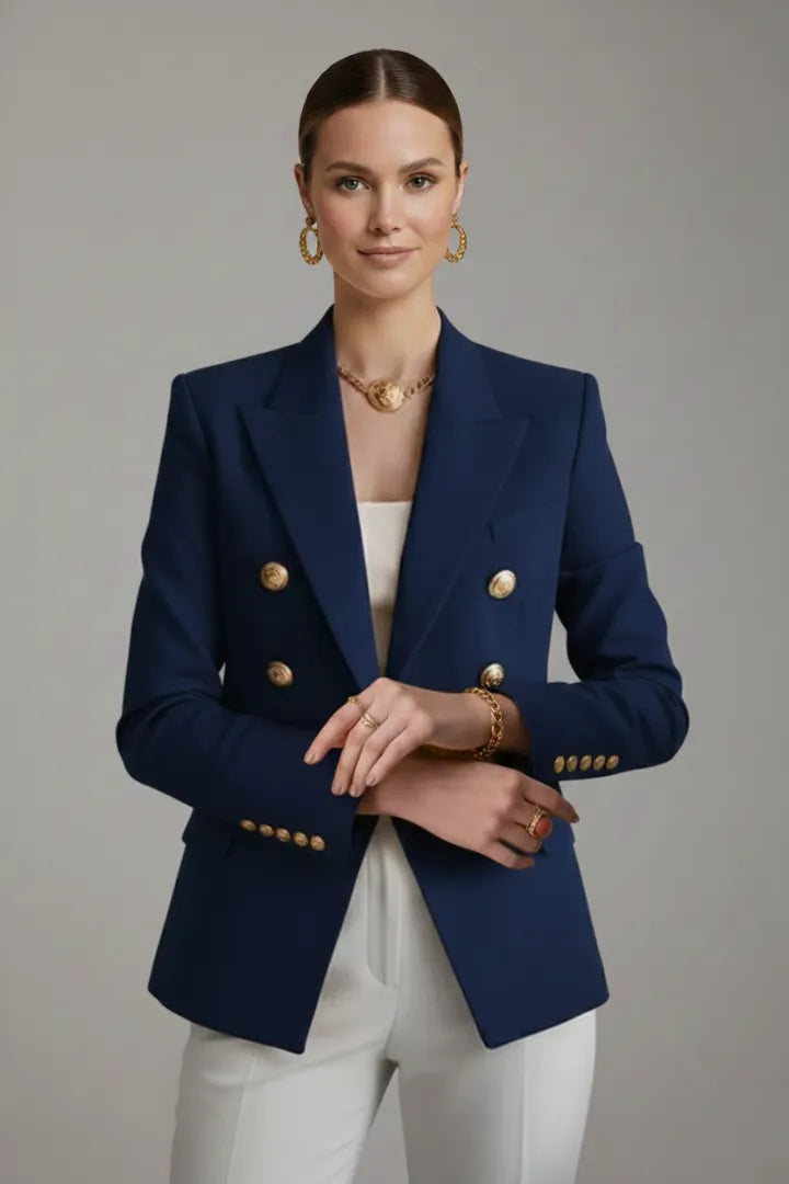 Rebecca blazer met dubbele knopenrij voor dames