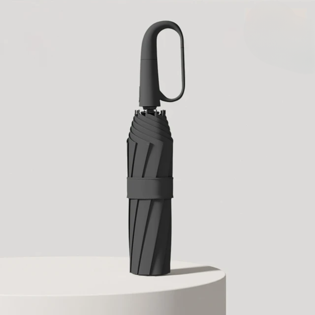 Windbestendige paraplu met reflecterend ontwerp