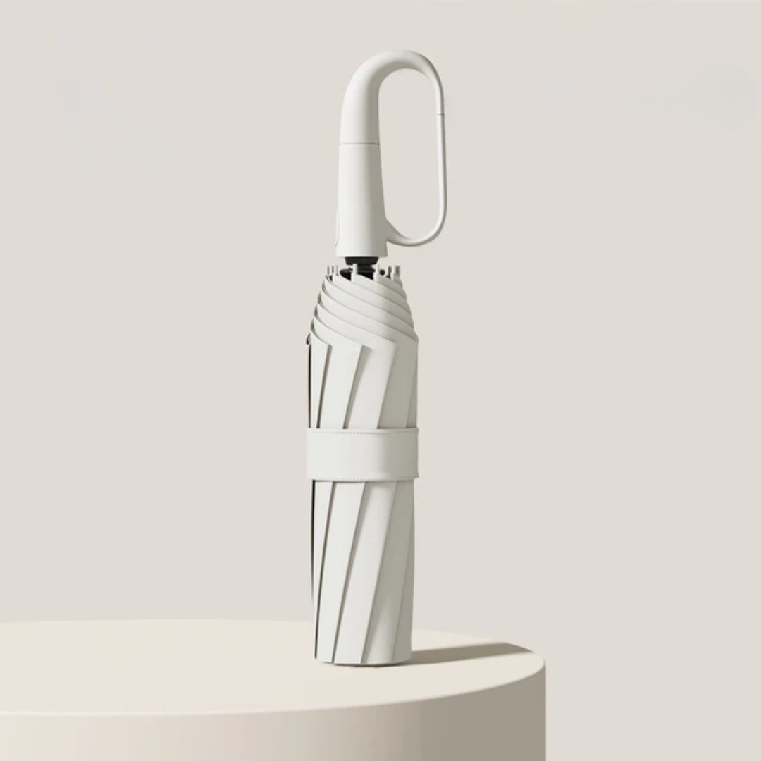 Windbestendige paraplu met reflecterend ontwerp