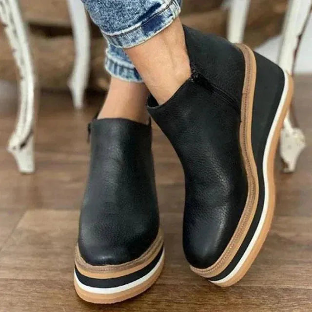 Riva Chelsea-instaplaarzen voor dames met plateauzool