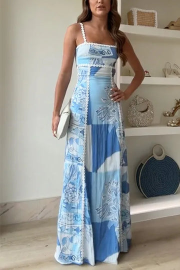 Romilly dames mouwloze maxi-jurk