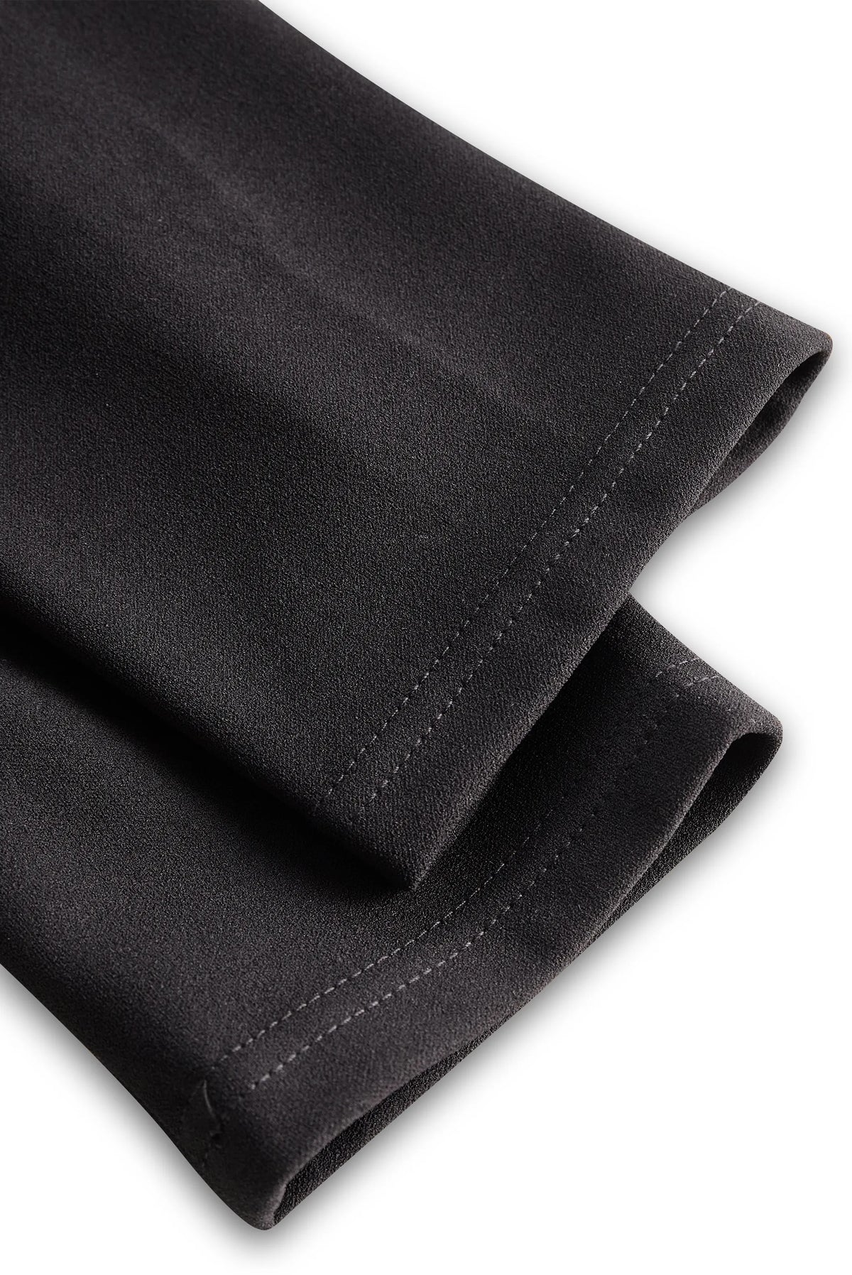 Rosamond midijurk met riem, V-hals en lange mouwen voor dames