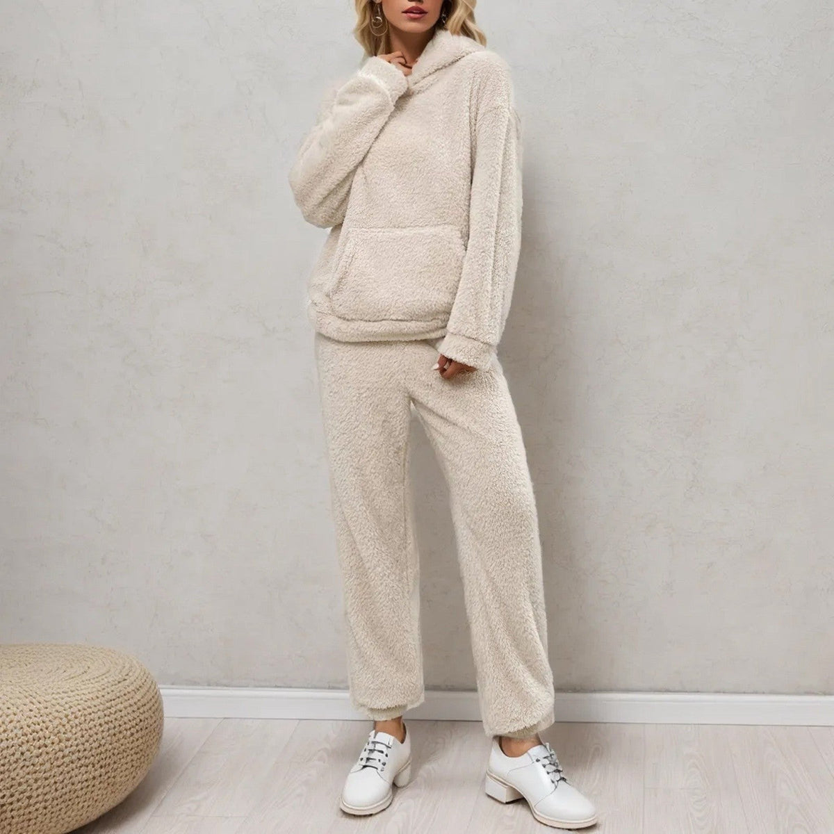 Tweedelig huispak voor de winter voor dames