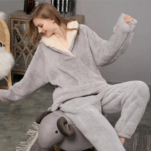 Fluffy Night Fleece - Pyjamaset voor dames