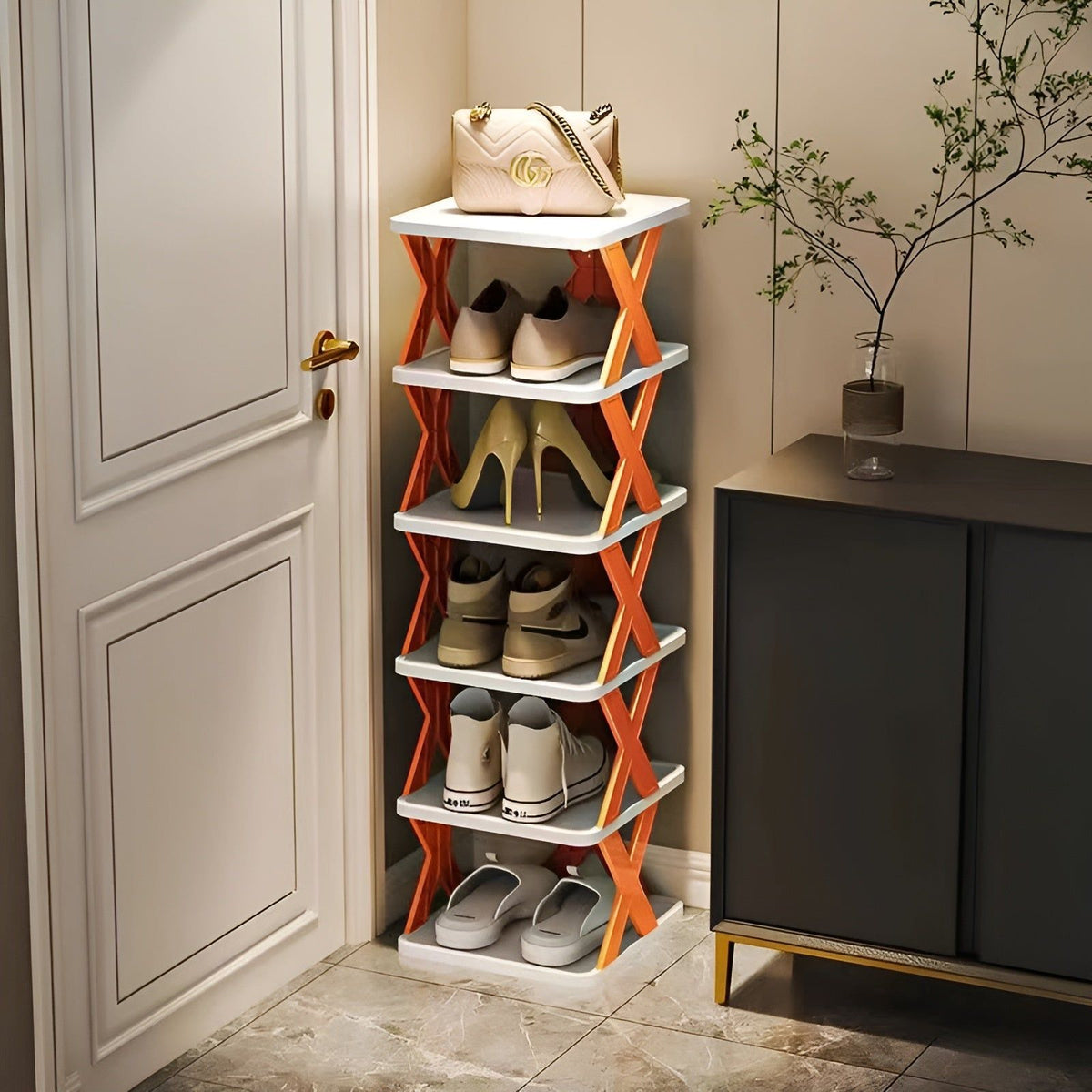 Multifunctionele Opvouwbare Schoenenrek - SpaceSaver