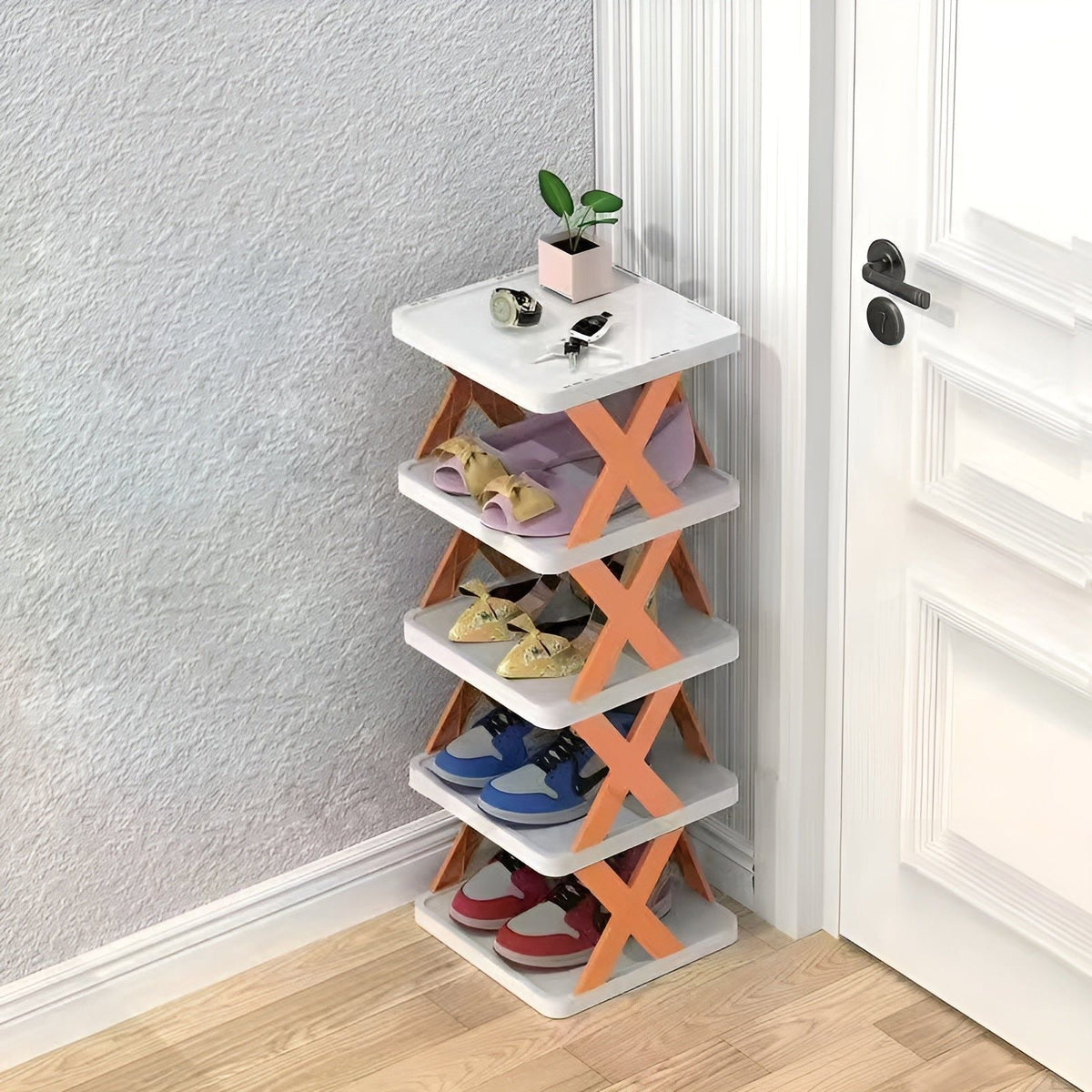 Multifunctionele Opvouwbare Schoenenrek - SpaceSaver