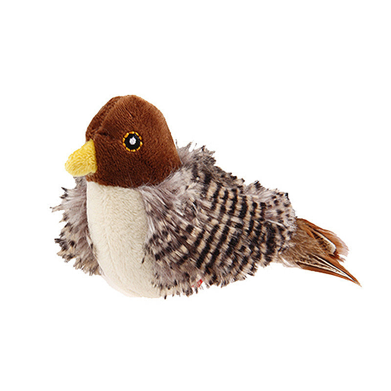 Decoratieve vogel met tjilpgeluid