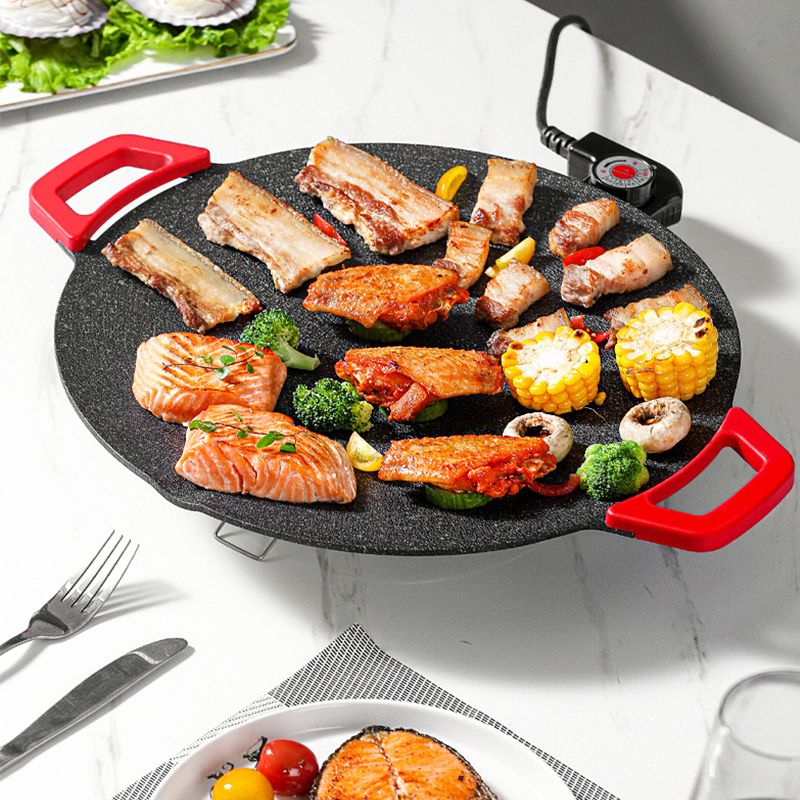 Rookvrije elektrische grill met instelbare warmtestanden