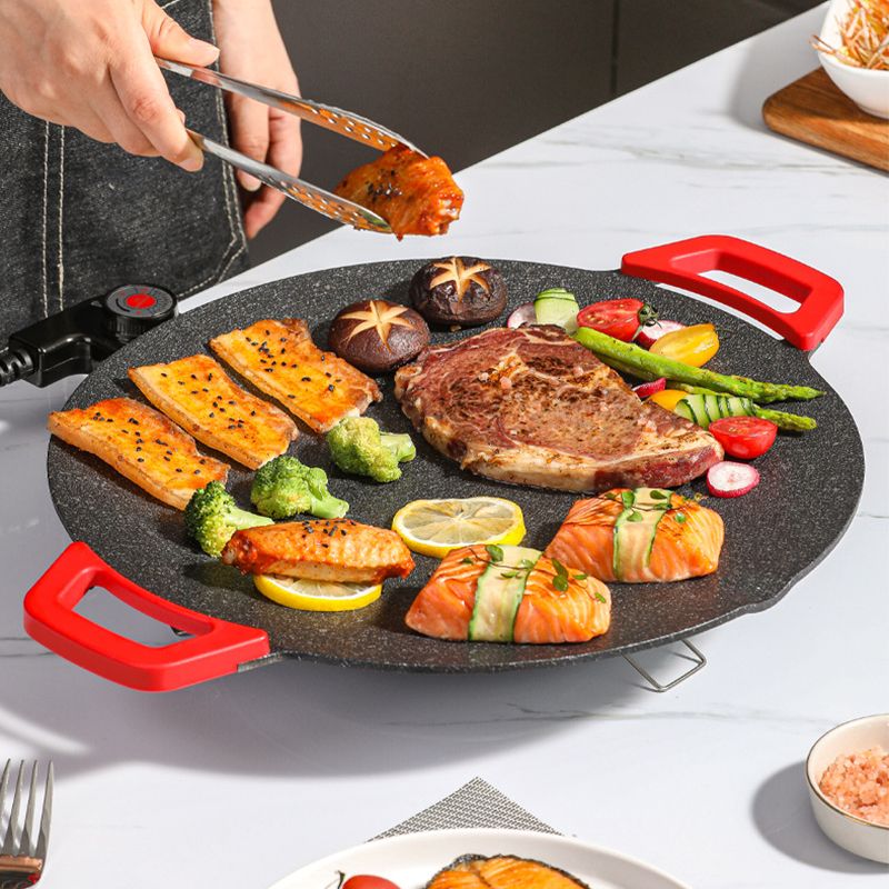 Rookvrije elektrische grill met instelbare warmtestanden