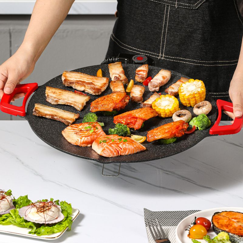 Rookvrije elektrische grill met instelbare warmtestanden