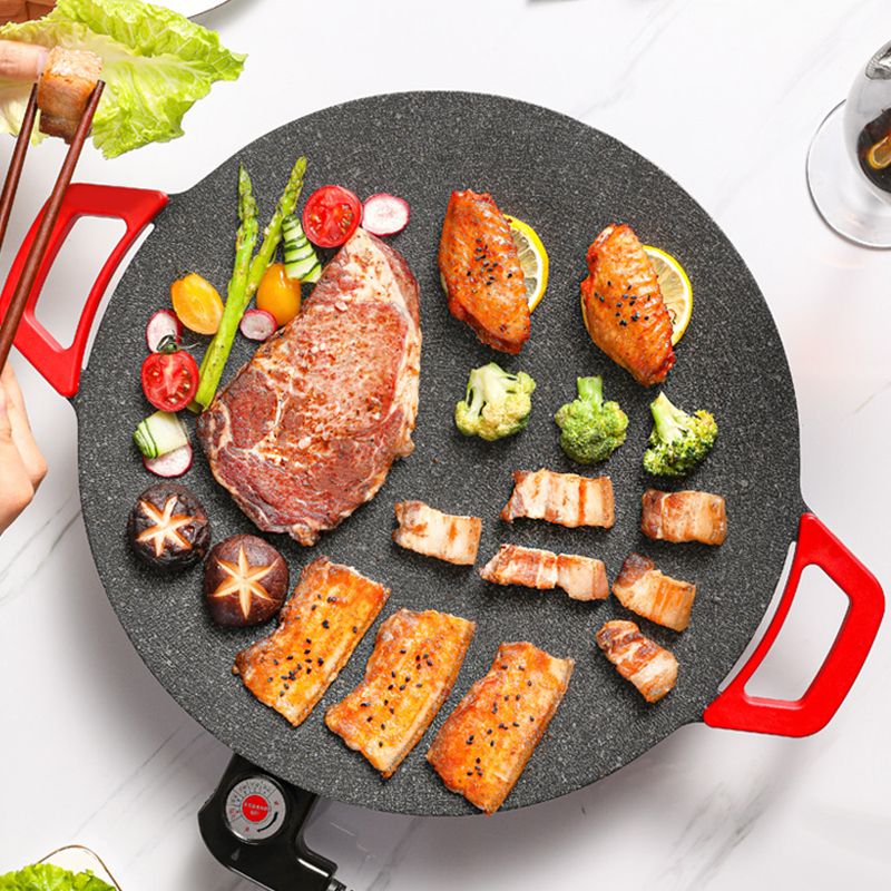 Rookvrije elektrische grill met instelbare warmtestanden