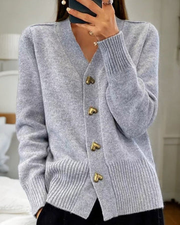 Warme, elegante cardigan met tijdloze vrouwelijke uitstraling