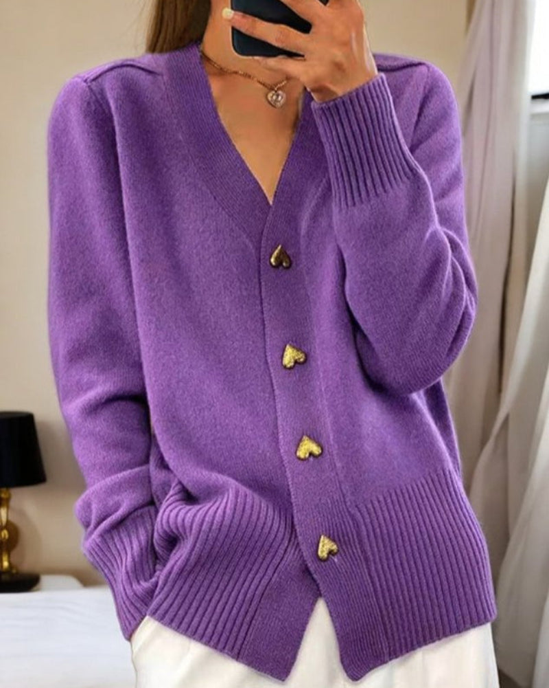Warme, elegante cardigan met tijdloze vrouwelijke uitstraling