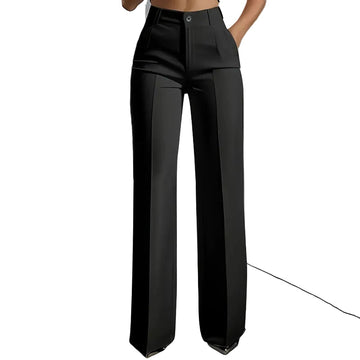 Highwaistbroek voor dames | Recht model & vouw | Maten S–3XL