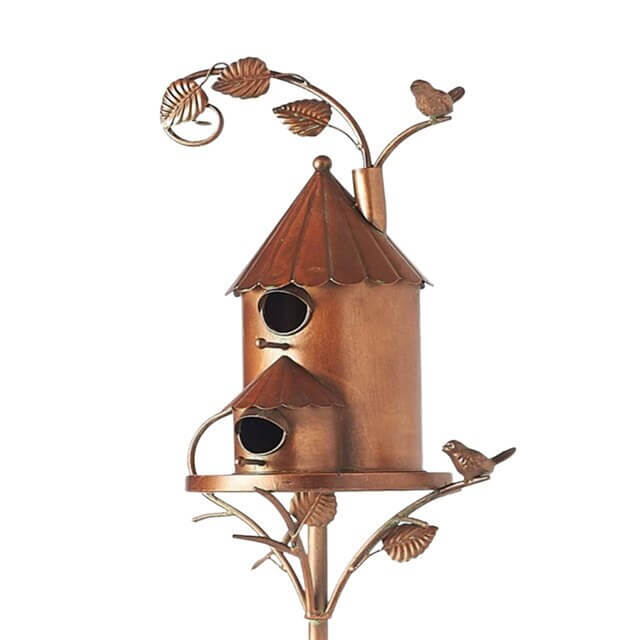 Metalen Vogelhuisje voor de Tuin | Uniek Decoratiestuk | Duurzaam Metaal