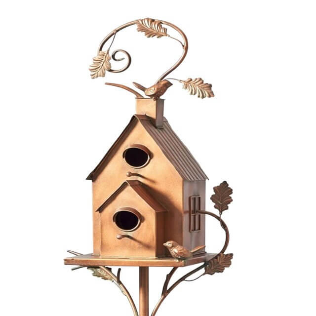 Metalen Vogelhuisje voor de Tuin | Uniek Decoratiestuk | Duurzaam Metaal