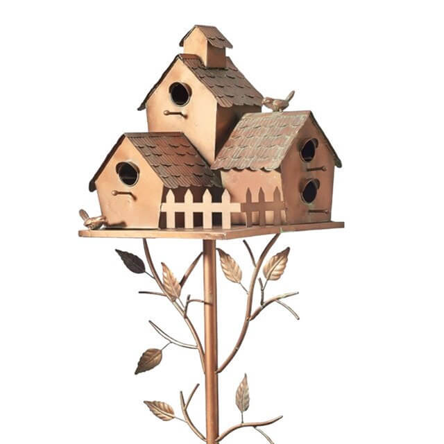 Metalen Vogelhuisje voor de Tuin | Uniek Decoratiestuk | Duurzaam Metaal
