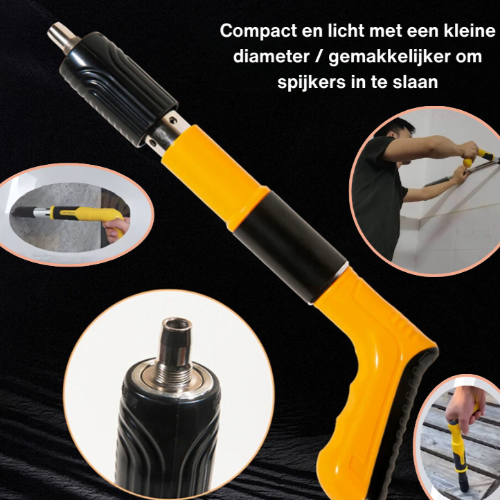 PowerNail Pro - Innovatief Hamerpistool voor Bouw en Renovatie - Krachtig en Precisiegericht