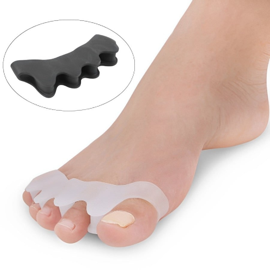 Teenspreiders siliconen teenscheiders teenrechtzetter gel flexibel paar