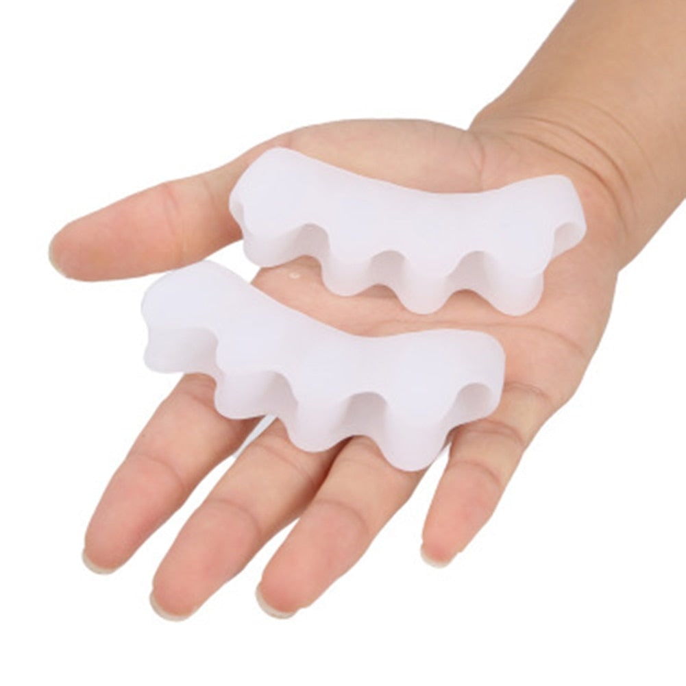 Teenspreiders siliconen teenscheiders teenrechtzetter gel flexibel paar